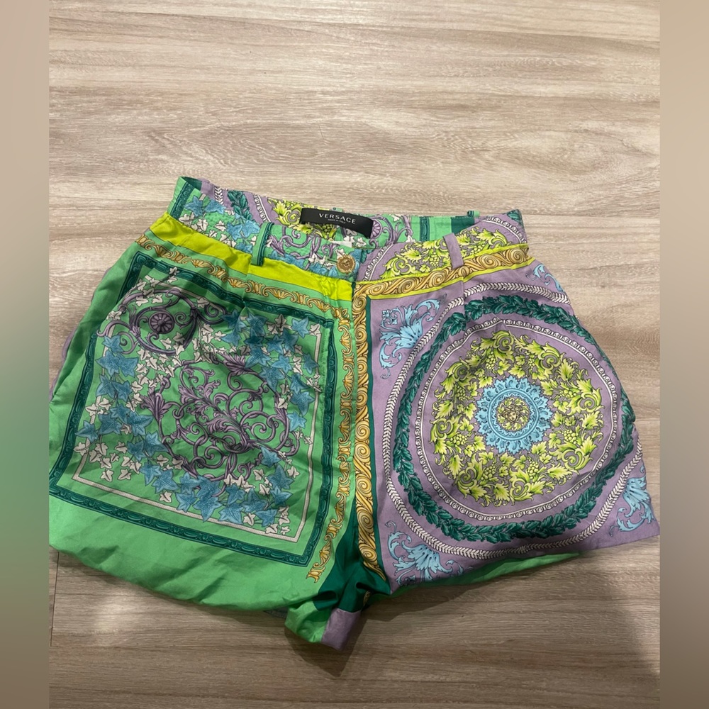 Versace silk shorts